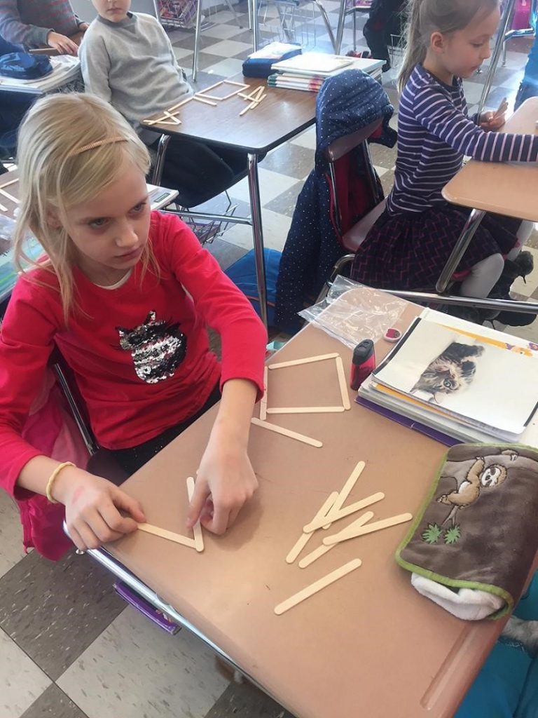 Lekcja w pierwszej klasie