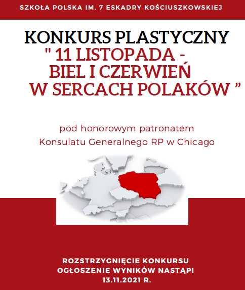 Konkurs „11 Listopada – Biel i Czerwień w Sercach Polaków”