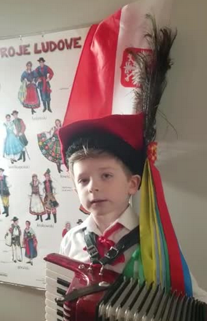 „MAZUREK DĄBROWSKIEGO” W INTERPRETACJI LEONARDA BIKOWSKIEGO Z KLASY I SP