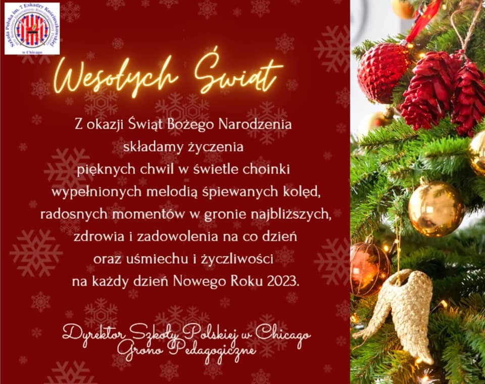 WESOŁYCH ŚWIĄT