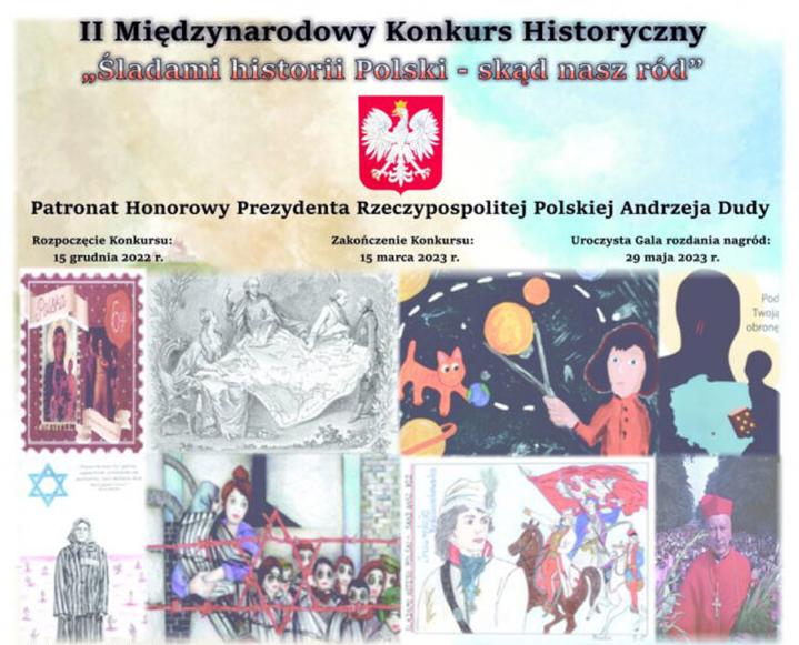 Wyniki II Międzynarodowego Konkursu Historycznego „Śladami Historii Polski – skąd nasz ród”