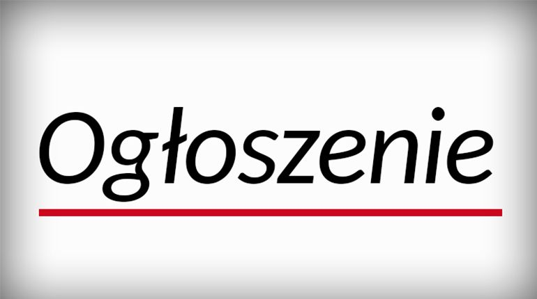 Ogłoszenie