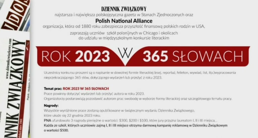 Rok 2023 w 365 słowach – Konkurs Dziennika Związkowego