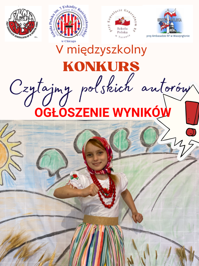 Wyniki konkursu CZYTAJMY POLSKICH AUTORÓW