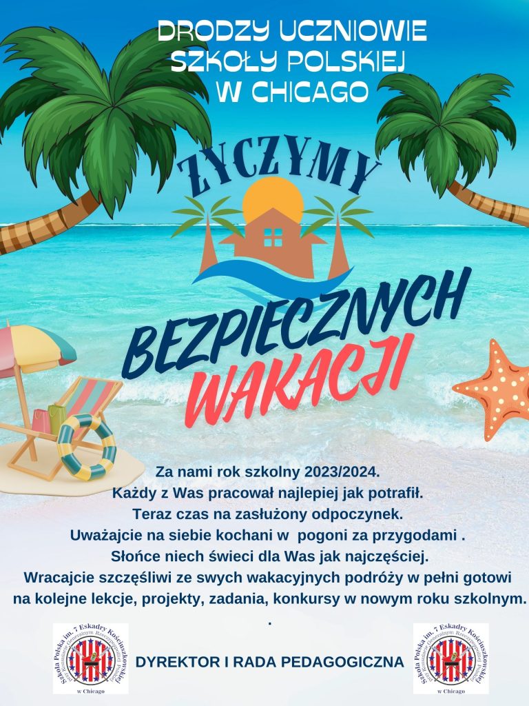 Życzenia na WAKACJE