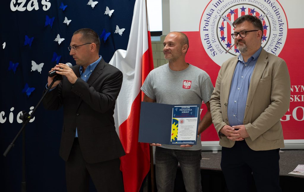 Dyplom PRZYJACIELA SZKOŁY dla Rady Rodziców