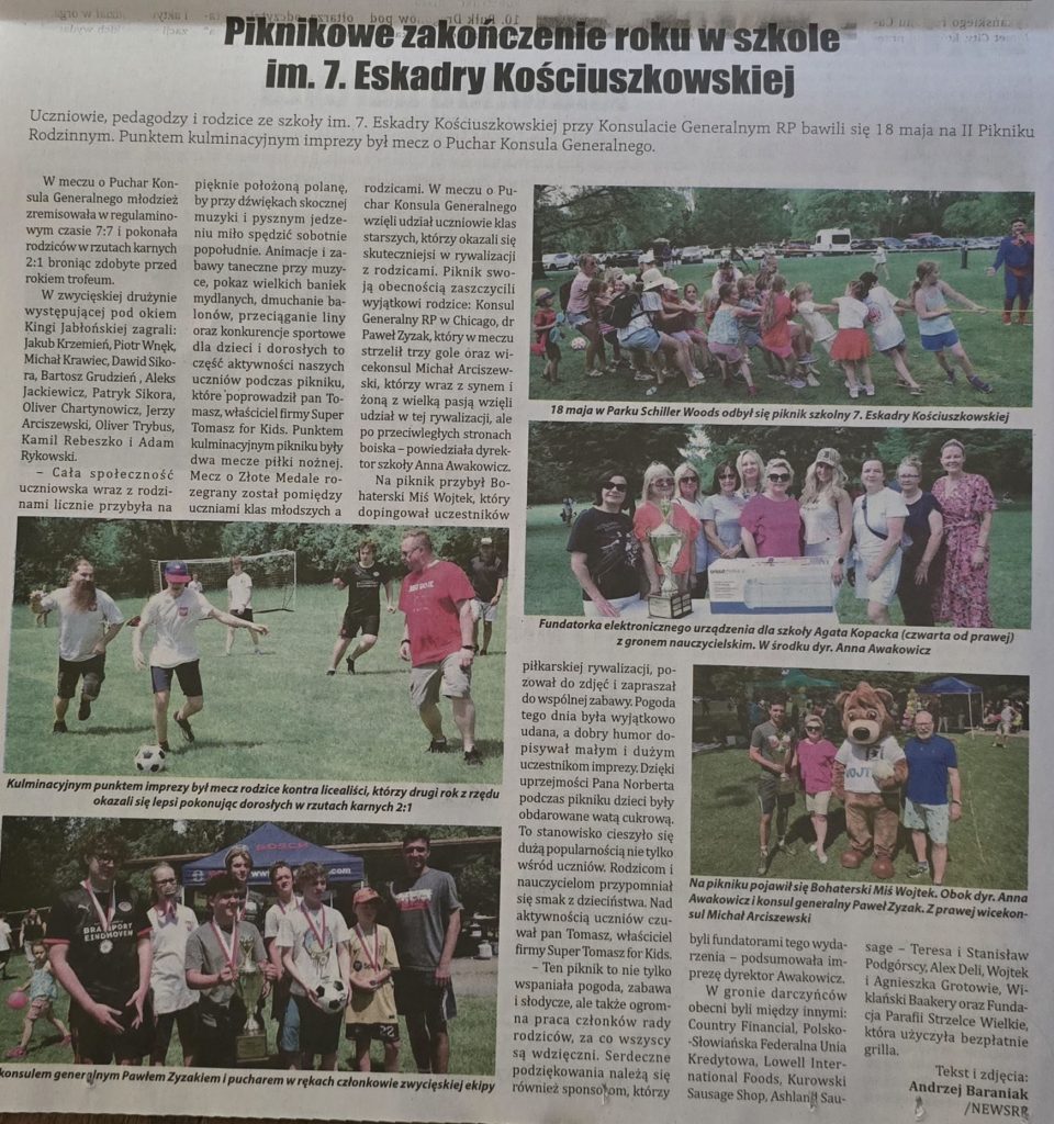 W Dzienniku Związkowym o naszym PIKNIKU