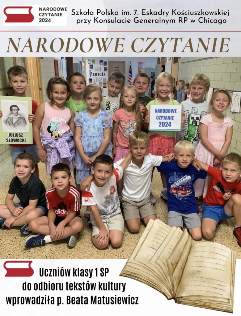 Narodowe Czytanie w klasach I SP i II SP