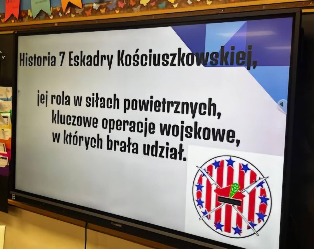 Lekcje o patronie szkoły – 7. Eskadrze Kościuszkowskiej