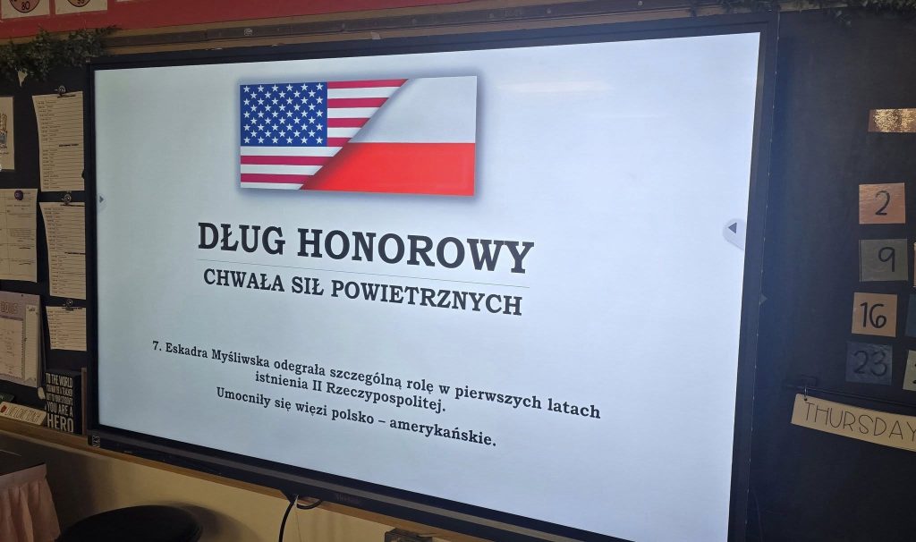 Lekcje o patronie szkoły – 7. Eskadrze Kościuszkowskiej