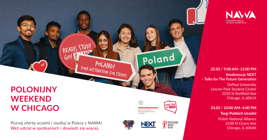 Spotkania z NAWA i polskimi uczelniami już 22 i 23 lutego w Chicago!