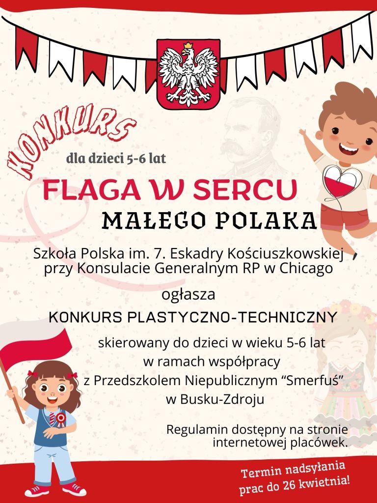 FLAGA W SERCU MAŁEGO POLAKA – KONKURS