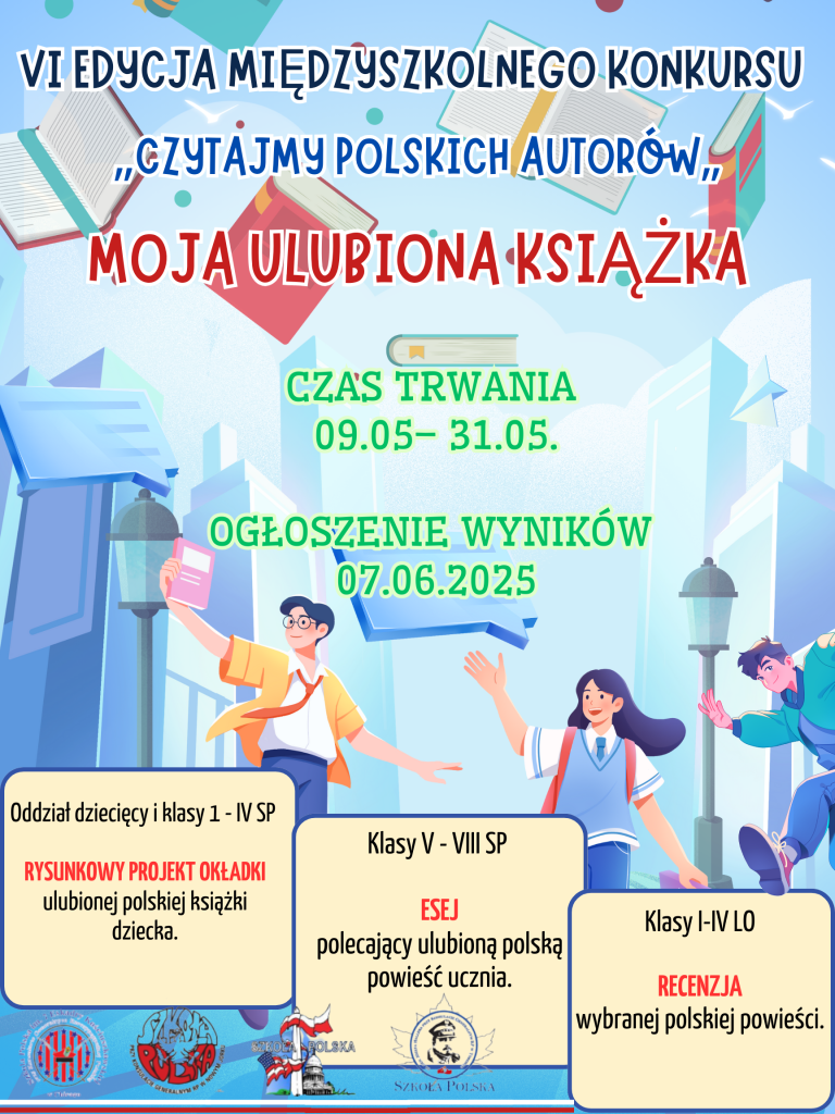 Czytajmy Polskich Autorów – konkurs Szkół Polskich