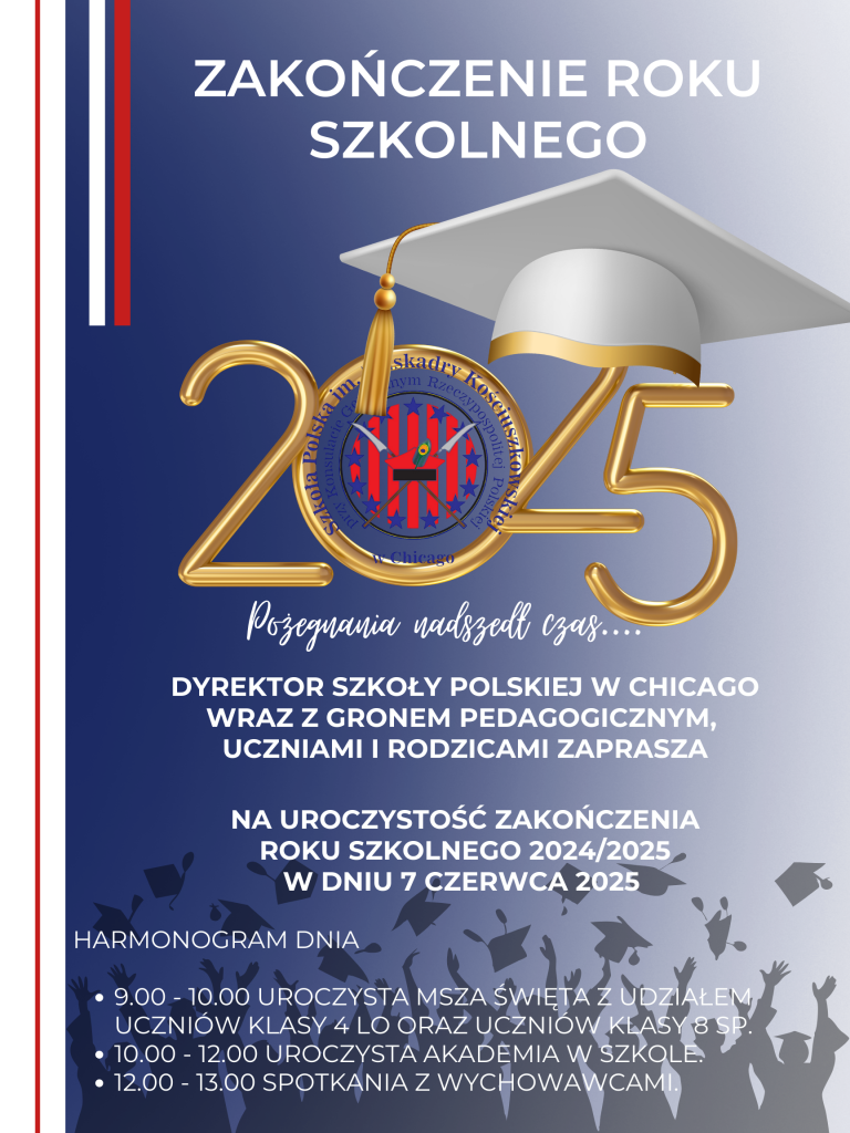 Zakończenie roku szkolnego 2024/2025