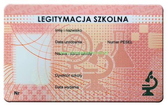 LEGITYMACJE SZKOLNE 2026/2027